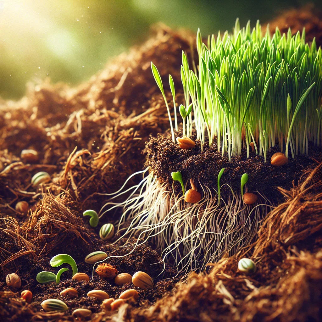 MULCH, HYDROSEEDING, AND PREGERMINATION OF SEED